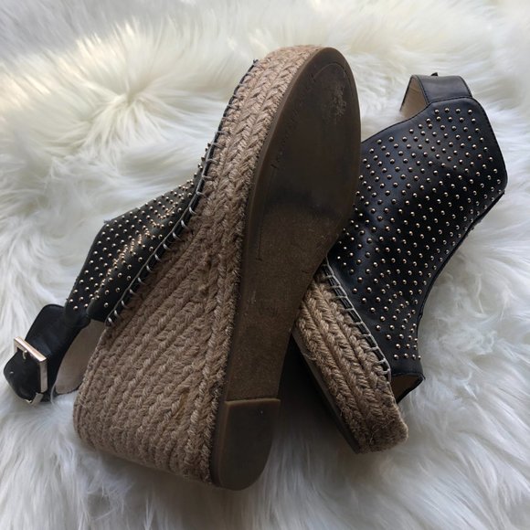 Kenneth Cole New York "Olivia 3" Studded Wedges - Picture 9 of 12